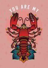 You Are My Lobster Card created by Bower