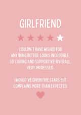 Girlfriend Review Card created by Blush Boulevard