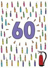 That's a Lot of Candles 60th Birthday Card created by Kat Willott