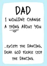 Stop the Dad Dancing Card created by @THAT LITTLE CARD SHOP