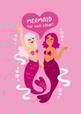 Mermaid Love - Gay Lesbian engagement / marriage created by Victoria Barron
