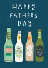 Classic Fathers Day Card - Dad - Beer - Happy Father's Day created by Sally Payne Design