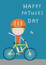 Classic Cycling Fathers Day Card - Dad - Bike - Happy Fathers Day created by Sally Payne Design