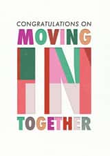 Congratulations on moving in together created by Rebecca Prinn