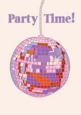 Disco ball celebration cards created by Sasha Elle Digital Art