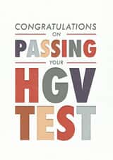 Congratulations on passing HGV test created by Rebecca Prinn