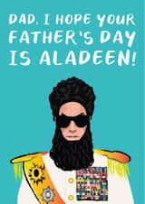 The Dictator Father's Day card created by David Rudd
