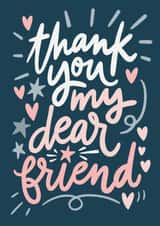 Thank you my dear friend created by Natalia Gonzalez