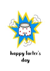 Happy Farter's Day - The perfect card for Father's Day for those gassy Dads created by Chibi Chi Designs