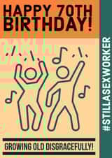 70th Birthday - but we know your secret! created by Joke With A Jab