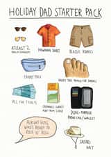 Holiday Dad Starter Pack Father's Day created by Cynicards