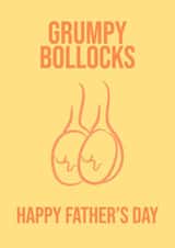 GRUMPY BOLLOCKS created by Knees-up!
