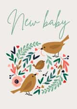 New baby card created by Graphic Factory