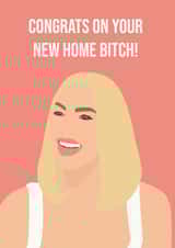 Funny Selling Sunsets New Home Card - Christine - Congrats On Your New Home Bitch created by SophiPrints