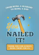 Funny and cheeky father's day card created by Night designs