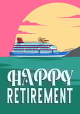 Retirement Cruise Card created by CardandFast