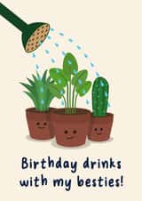 Birthday drinks with my plants created by Spekle Studio