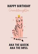 Granddaughter the Queen Birthday card! created by Evie Garnett Designs