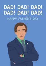 Funny Alan Partridge Father’s “Dan” day Card created by Chloe Dixon