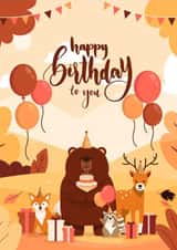 Amazing happy birthday card created by Cards for feelings