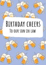 Birthday Cheers - Happy Birthday Son In Law created by @Laura Lonsdale Designs