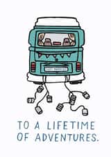 Lifetime of Adventures, Campervan - Wedding/Marriage created by Carla Letters