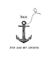 Dad, You are my Anchor -  Father's Day card created by Wildheart Studio