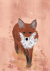 Greetings card Fox Magic created by Lorna Ellen Photos