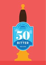 50th Birthday Card created by Hello Squid