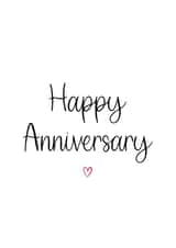 Happy Anniversary Card created by Kalm Lettering