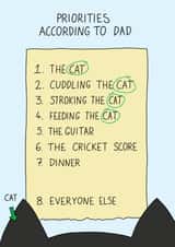 Priorities According to Dad created by Becky Wood