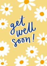 Get Well Soon Daisies Floral Card created by Jane Katherine Houghton