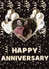 Personalised Anniversary Photo Card created by Marie Goodchild - Happy Anniversary - Photo Card