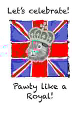 Jubilee Birthday card created by The Good Guinea
