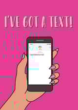 Happy birthday hun love island I’ve got a text created by Jamm Designs