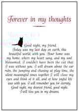 Cat sympathy card created by And Angels Kiss Their Fur