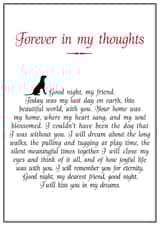 Dog sympathy card created by And Angels Kiss Their Fur