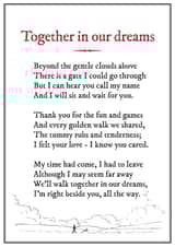 Dog sympathy poem 1002 created by And Angels Kiss Their Fur