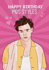 Happy birthday Mrs styles created by Lucy Rose Party