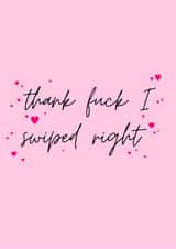 Swipe Right Anniversary Valentines Card created by Lauren Geeves