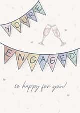 You're Engaged! Engagement Congratulations Card! created by Scribble + Print Co