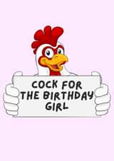Cock for the Birthday Girl 1001 created by Ink Icons