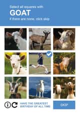 Personalised Birthday Photo Card created by Paul Stevens - Greatest Of All Time - Photo Card