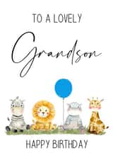 Happy birthday To a lovely grandson  created by BeauPrintBoutique