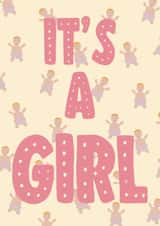New Baby Card - It’s a Girl! created by Sherbet Lemons