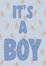 It’s a boy - new baby card 1001 created by Sherbet Lemons