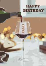 Happy Birthday Dad Wine Card created by Becky Broome