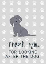 Thank you for looking after the dog created by Sunshine in Design