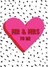 Mr And Mrs To Be - Engagement Card created by @Laura Lonsdale Designs