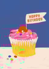 Birthday cupcake created by Gigi Rosado